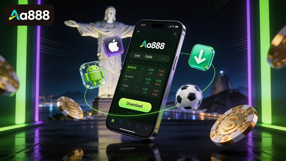 Login na aa888 pelo app e navegador móvel — aa888 no Brasil